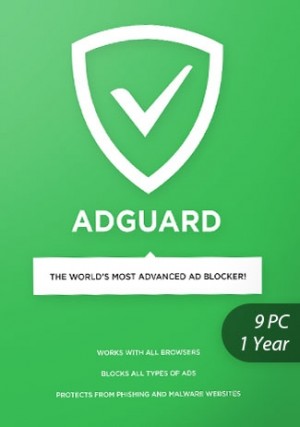 Adguard 9 PCs 1 Year