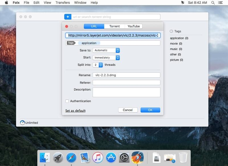 Folx 5 for Mac - 3 Users/ Lifetime key